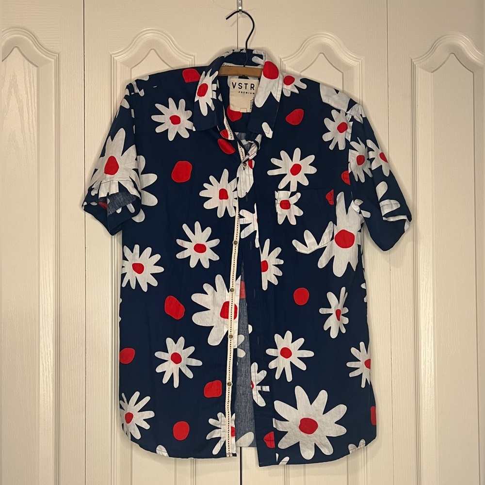 Floral Print Short Sleeve Shirt